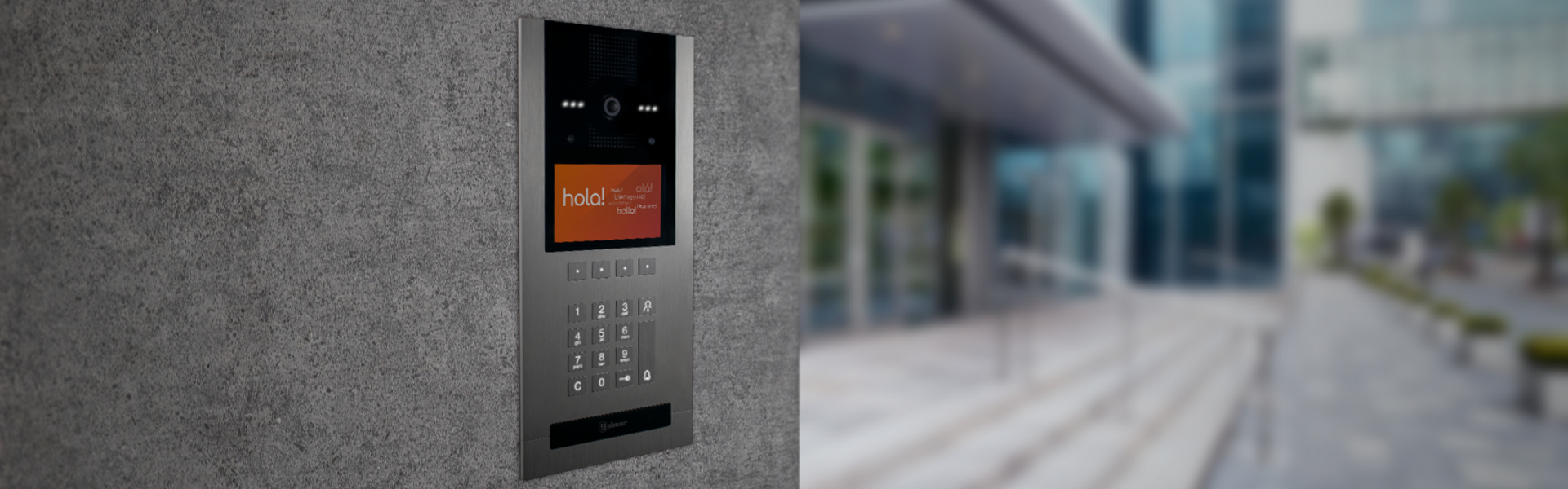 SIXTY5 camera-spreek-luister paneel | Code-scroll, RVS | G2+