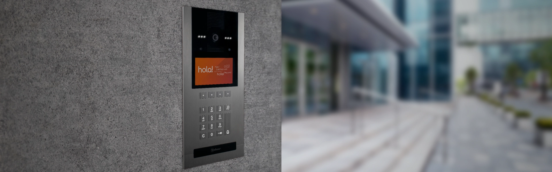 SIXTY5 camera-spreek-luister paneel | 7" Touchscreen, RFID ip-opener lezer, zwart | G2+