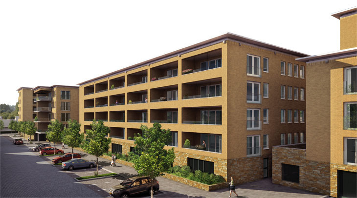 projecten 148 appartementen clusiushof