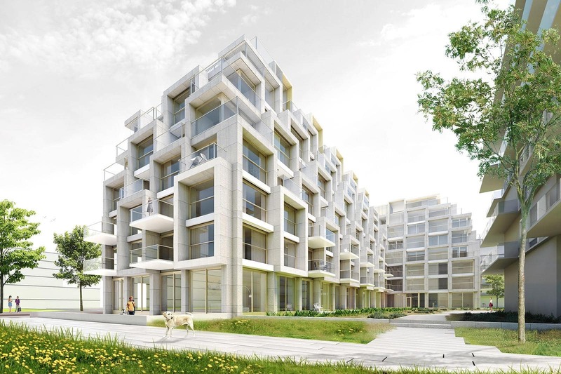 projecten 160 appartementen the grid iplusbus