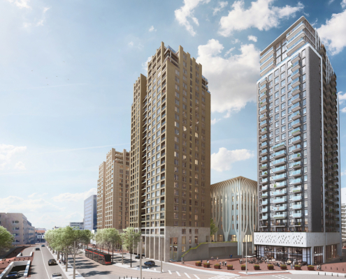 projecten 188 appartementen bolero spuikwartier iplusbus