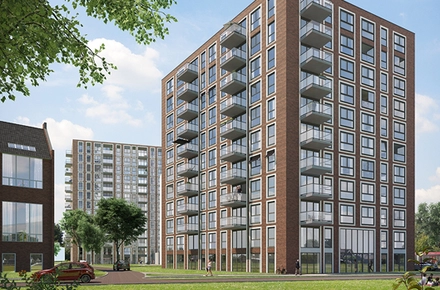 224 appartementen Clusius - Blok A, B & C | V2Plus