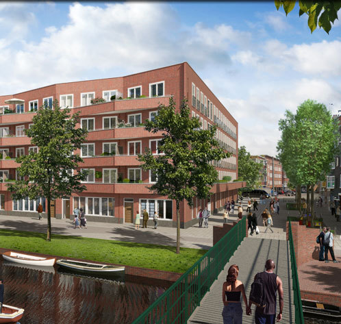 projecten 122 appartementen de wending