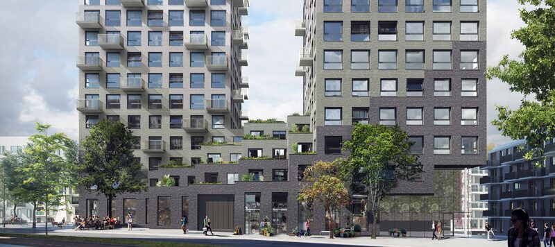 projecten 122 appartementen the twins iplusbus