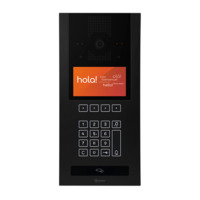 SIXTY5 camera-spreek-luister paneel | Code-scroll, aluminium | GCloud, Black