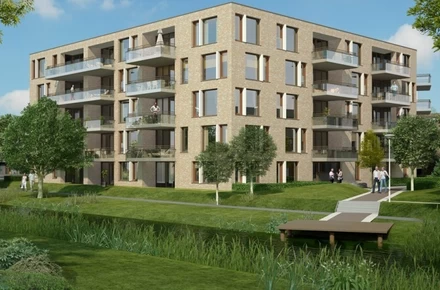 43 appartementen Hoevervaart
