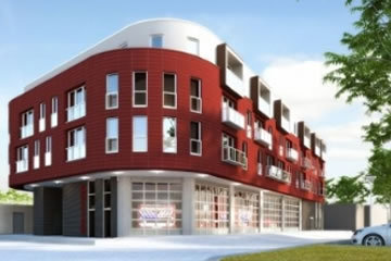 projecten 25 appartementen oranje rood