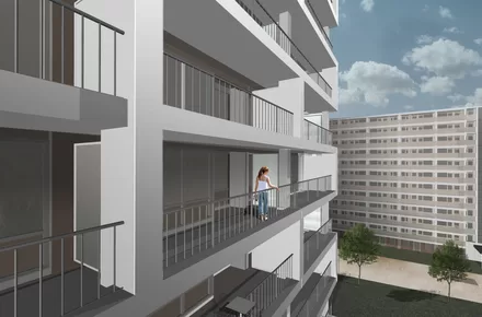 495 appartementen Prinsessenflats | GTwin