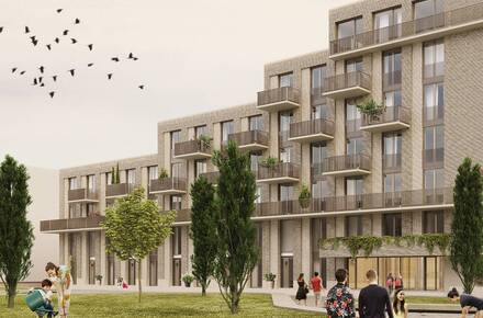 85 appartementen Tractie Blok 4 Grunobuurt | GTwin