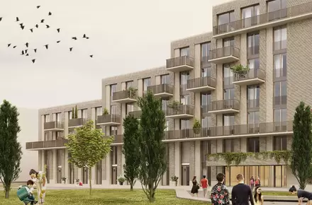 85 appartementen Tractie Blok 4 Grunobuurt | GTwin