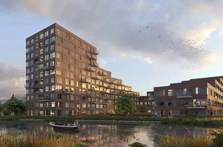 160 appartementen The Yard Groningen