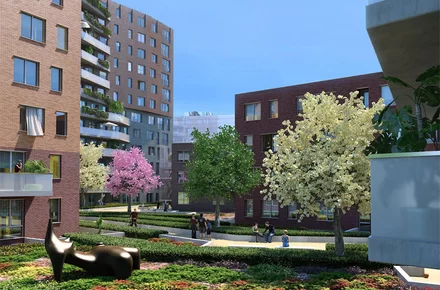 163 appartementen Stadskwartier