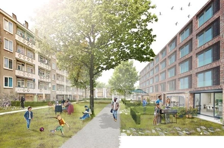 96 appartementen (12 portieken) Lodewijk van Deysselbuurt | GTwin